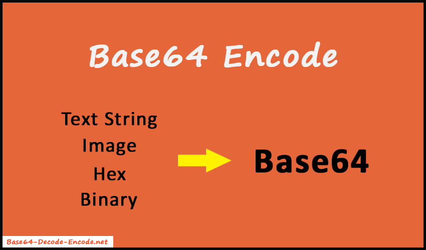 Base64 Encode Online | Text, Hex, Binary, Image to Base64